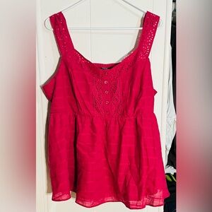 Burgundy Torrid Tank Top